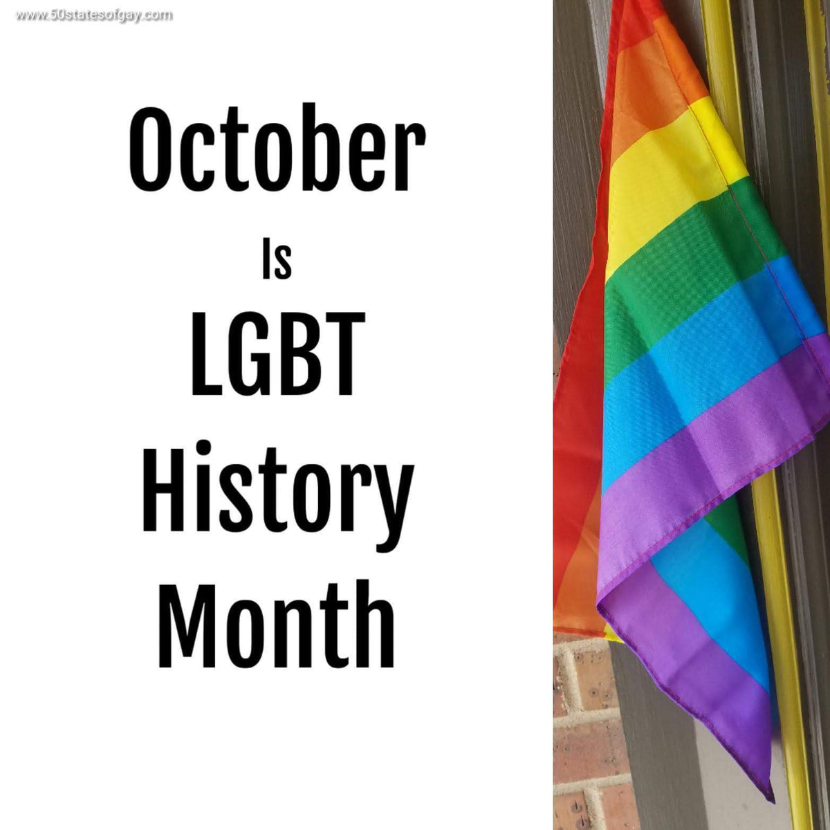 October lgbt history month 50 states of gay