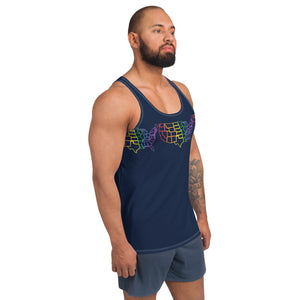 United States Rainbow States - All Over Print - Unisex Tank Top