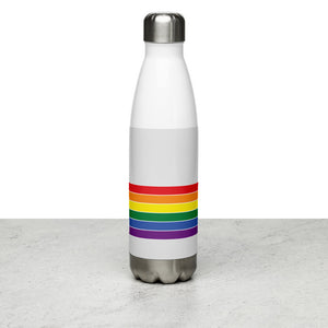 Georgia Retro Pride Rainbow Stainless Steel Water Bottle