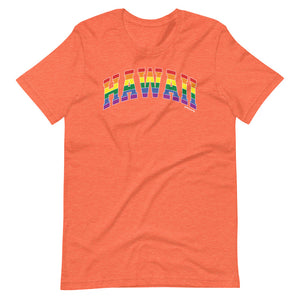 Hawaii Varsity Arch Pride - Short-sleeve unisex t-shirt