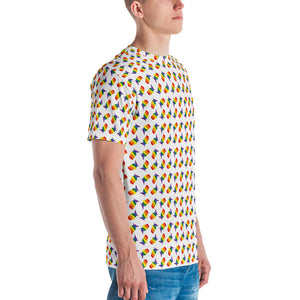 United States Solid Rainbow - All Over Print Pattern - Men's T-shirt