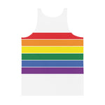 Just Say Gay Retro Pride Flag - Unisex Tank Top