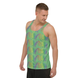 United States Rainbow States - All Over Print Pattern - Unisex Tank Top
