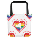 New York Retro Pride Heart - Tote bag