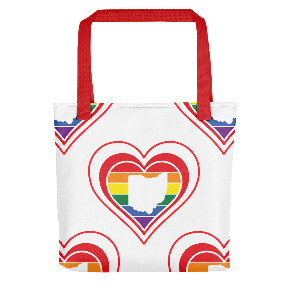 Ohio Retro Pride Heart - Tote bag