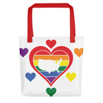 United States Hearts of Pride - Tote bag