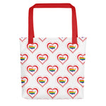 USA Retro Pride United States Heart - Tote bag