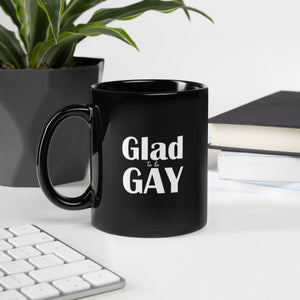 Glad to be Gay - Robust - Black Glossy Mug