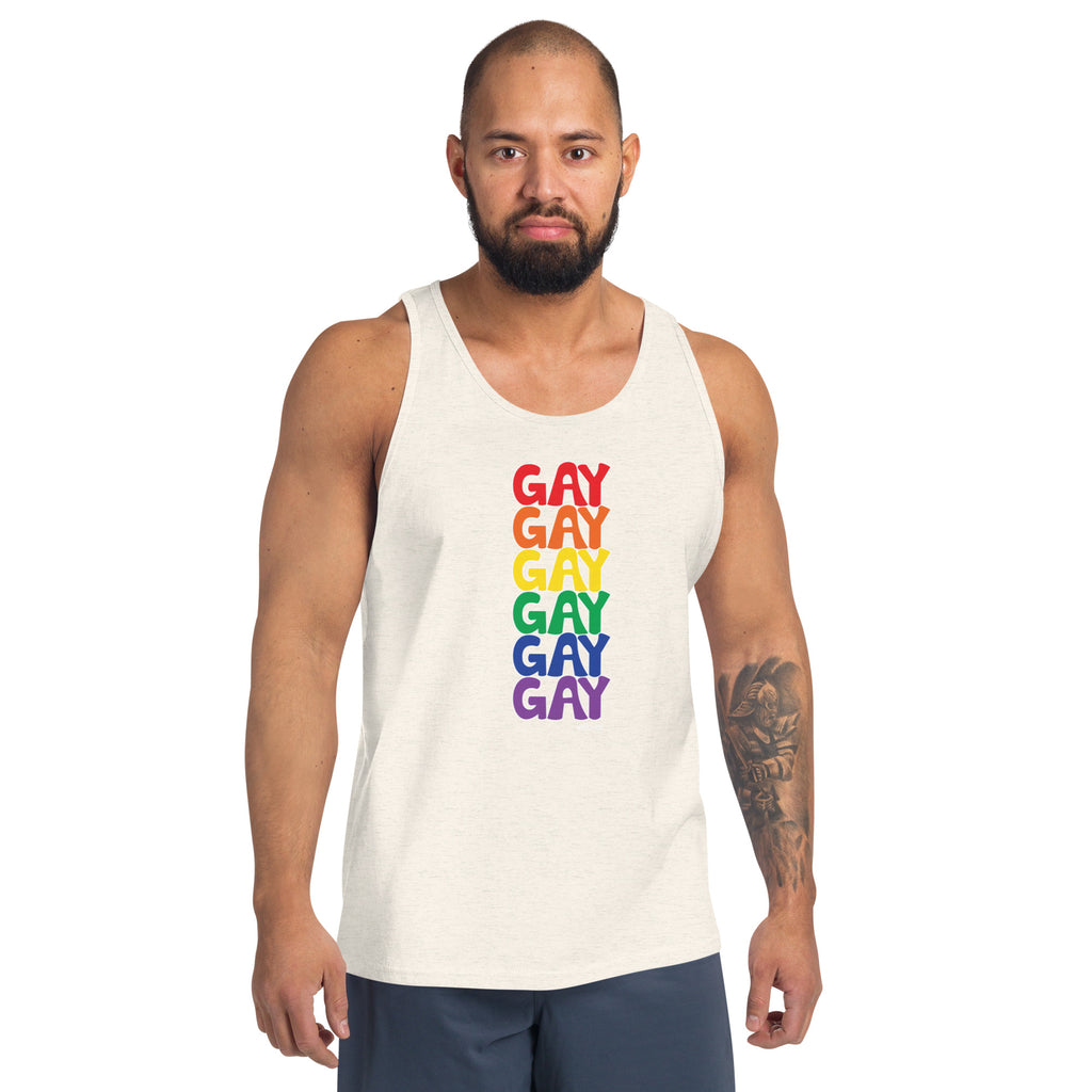 Just Say Gay - Funky Pride - Unisex Tank Top