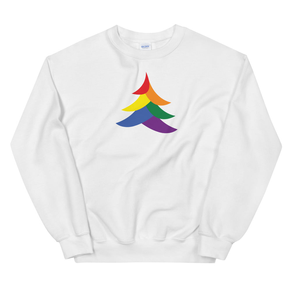 Solid Abstract Pride Tree Holigay - Unisex Sweatshirt