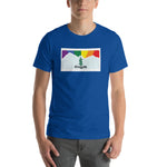 Oregon Rainbow Sunset - OR Pride - Short-Sleeve Unisex T-Shirt