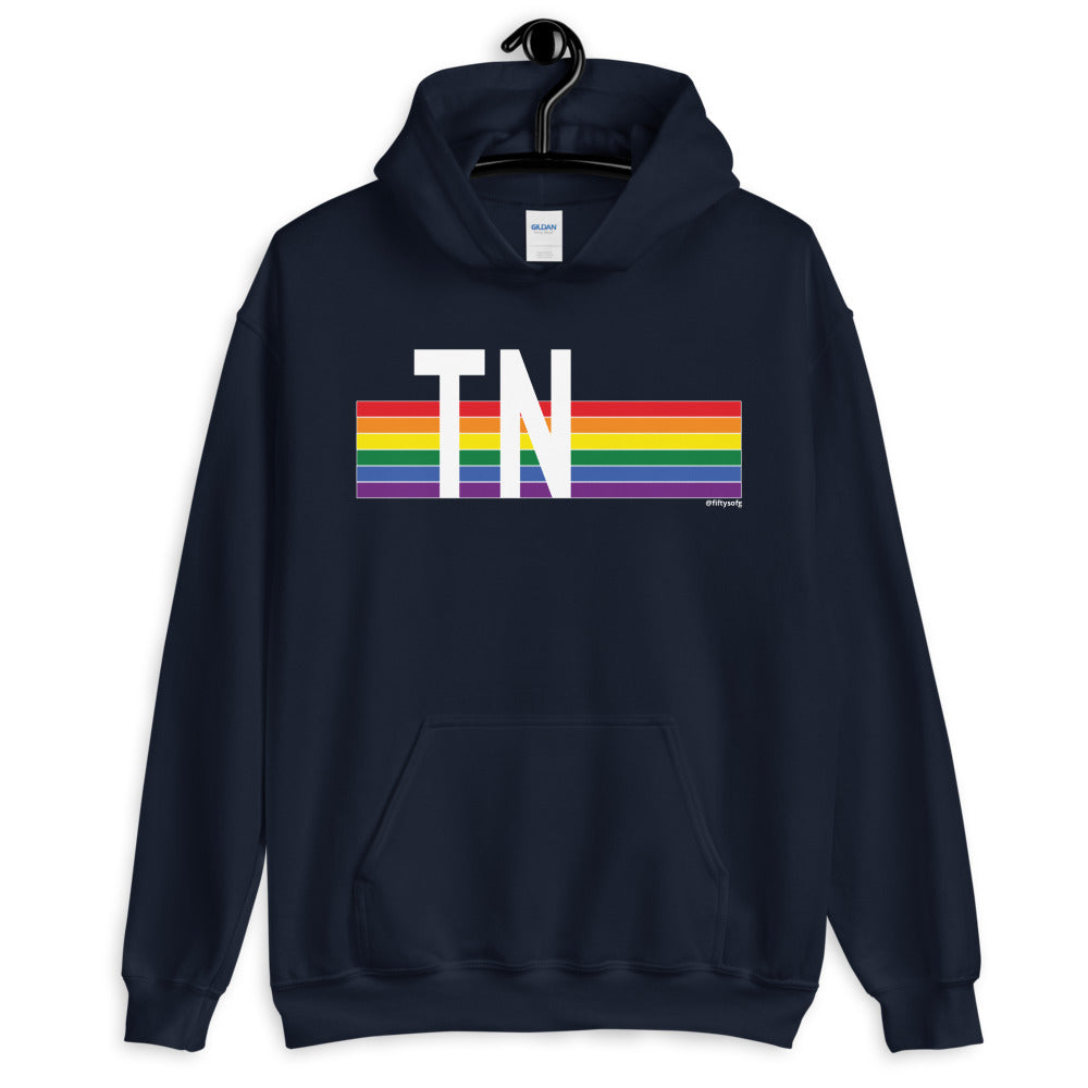 Tennessee Pride Retro Rainbow - Unisex Hoodie