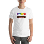 Indiana Pride Rainbow Sunset Short-Sleeve Unisex T-Shirt