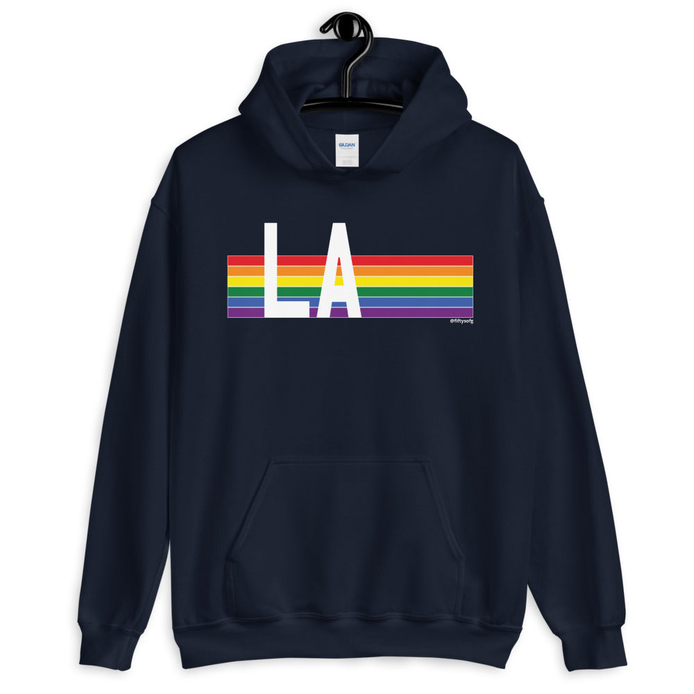 Louisiana Pride Retro Rainbow - Unisex Hoodie