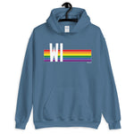 Wisconsin Pride Retro Rainbow - Unisex Hoodie