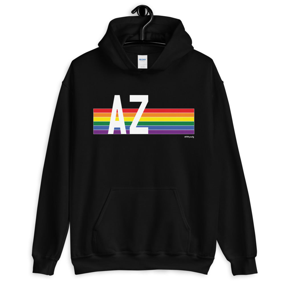 Arizona Pride Retro Rainbow - Unisex Hoodie