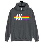 Alaska Pride Retro Rainbow - Unisex Hoodie