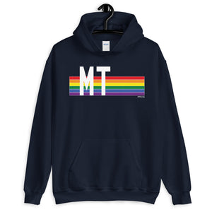 Montana Pride Retro Rainbow - Unisex Hoodie