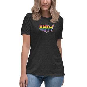 America Happy - Retro Pride - Women's Relaxed T-Shirt