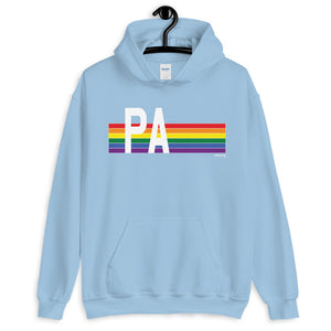 Pennsylvania Pride Retro Rainbow - Unisex Hoodie
