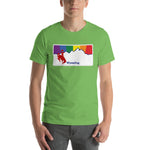 Wyoming Rainbow Sunset - WY Pride - Short-Sleeve Unisex T-Shirt