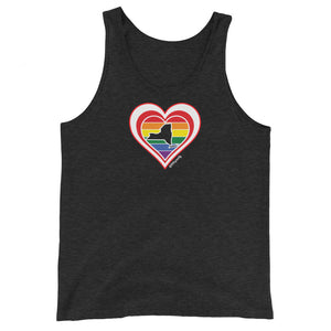 New York Retro Pride Heart - Unisex Tank Top