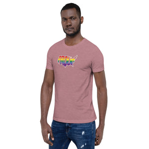 America Proud - Retro Pride - Short-Sleeve Unisex T-Shirt