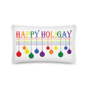 Happy Holigay Full Pride Holiday - Basic Pillow