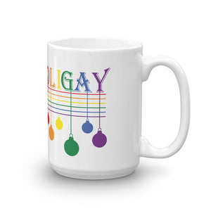 Happy Holigay Full Pride Holiday Mug