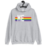 Maine Pride Retro Rainbow - Unisex Hoodie