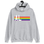 Alabama Pride Retro Rainbow - Unisex Hoodie