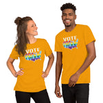 VOTE PROUD - America Proud - Retro Pride - Short-Sleeve Unisex T-Shirt