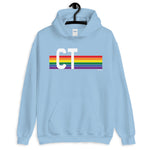 Connecticut Pride Retro Rainbow - Unisex Hoodie