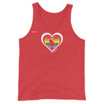 Georgia Retro Pride Heart - Unisex Tank Top