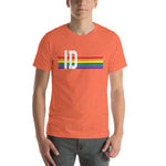 Idaho Pride Retro Rainbow Short-Sleeve Unisex T-Shirt