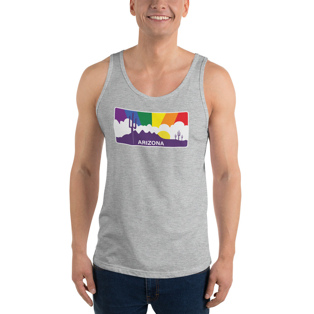 Arizona Pride Rainbow Sunset - Unisex  Tank Top