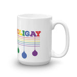 Happy Holigay Solid Holiday Mug
