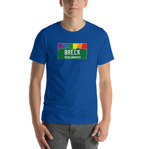 Breckenridge Colorado Pride Rainbow Sunset Short-Sleeve Unisex T-Shirt