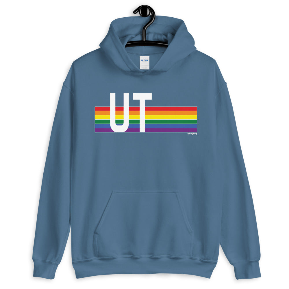 Utah Pride Retro Rainbow - Unisex Hoodie