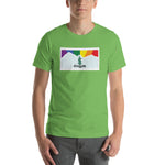 Oregon Rainbow Sunset - OR Pride - Short-Sleeve Unisex T-Shirt