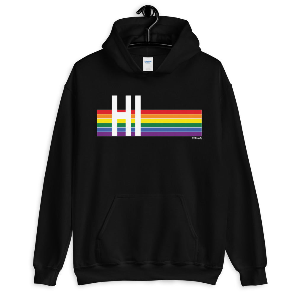 Hawaii Pride Retro Rainbow - Unisex Hoodie