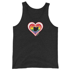 Ohio Retro Pride Heart - Unisex Tank Top