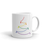 Abstract Line Pride Tree Holigay Mug