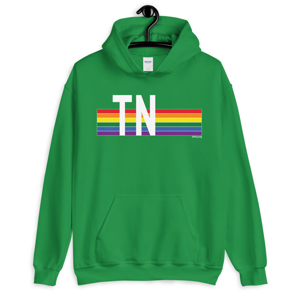 Tennessee Pride Retro Rainbow - Unisex Hoodie