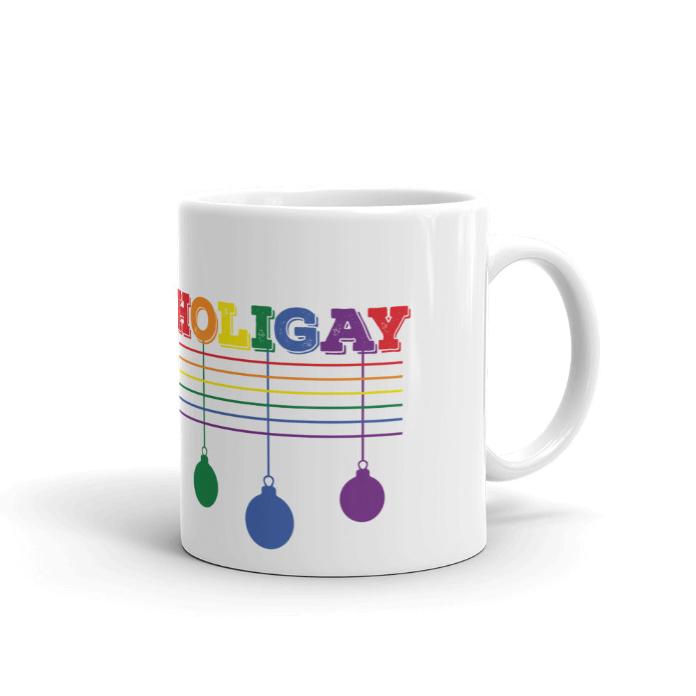 Happy Holigay Solid Holiday Mug