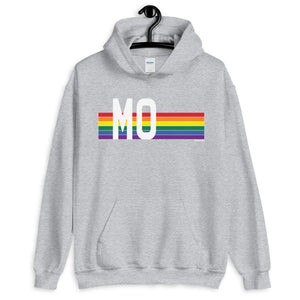 Missouri Pride Retro Rainbow - Unisex Hoodie