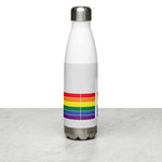 Idaho Retro Pride Rainbow Stainless Steel Water Bottle