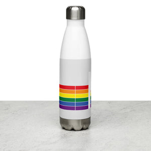 Maine Retro Pride Rainbow Stainless Steel Water Bottle