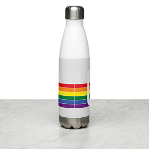 Utah Retro Pride Rainbow Stainless Steel Water Bottle