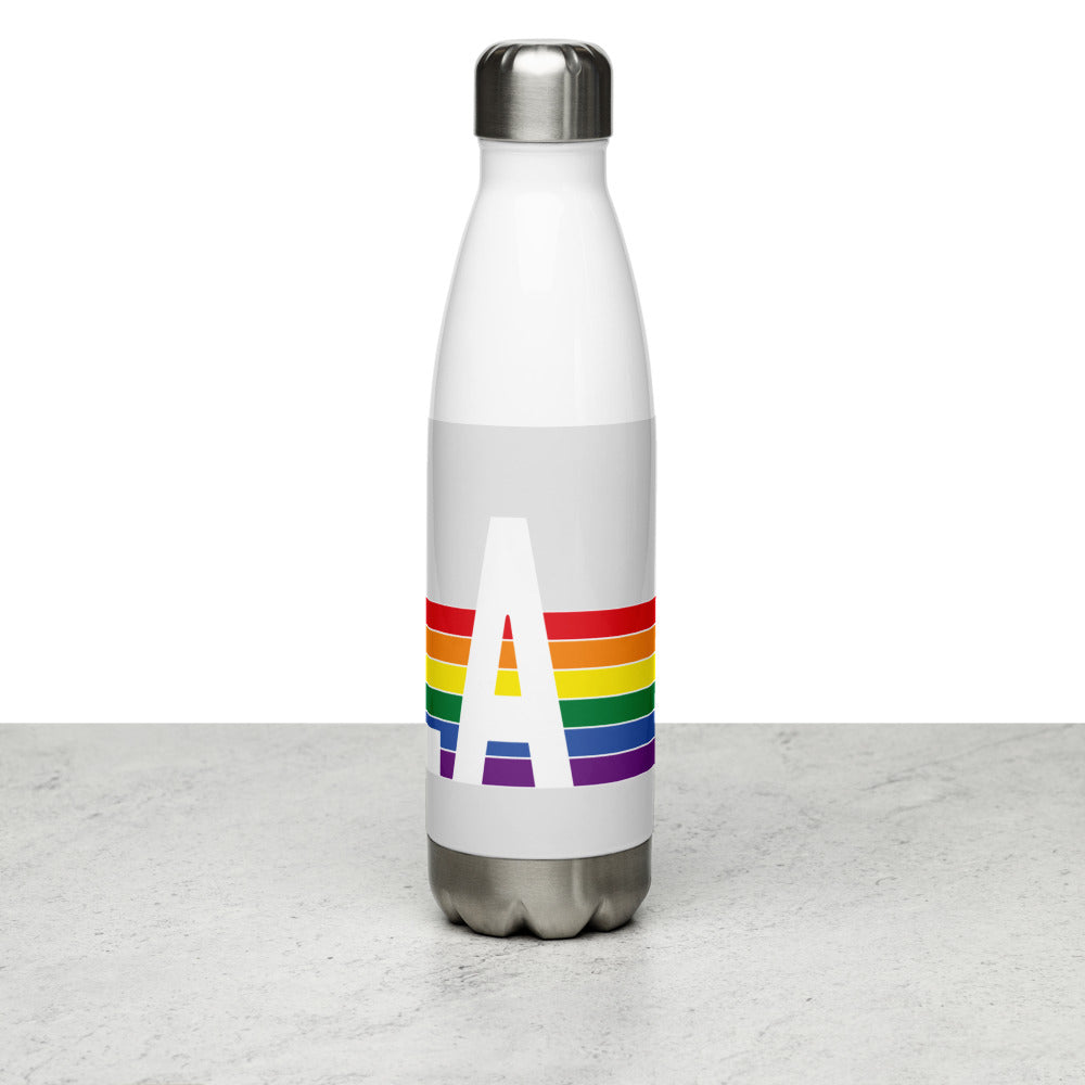 Louisiana Retro Pride Rainbow Stainless Steel Water Bottle